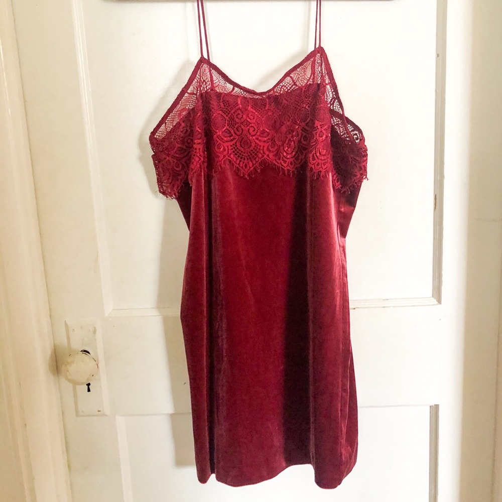 Red Velvet Dress